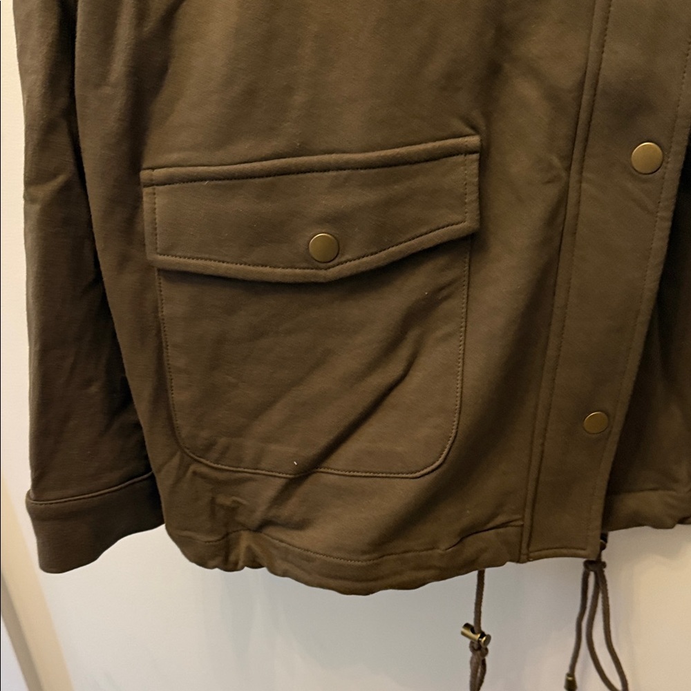 Classic Olive Brown Utility Jacket - image 3